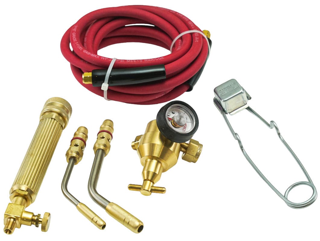 Aero Gas Apparatus CGA 200 (MC) AERO JET Air/Acetylene High Temperature Brazing/Soldering Torch Kit AKJ3-S