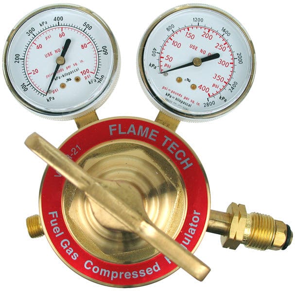 Flame Tech Gas Apparatus Flame Tech Heavy Duty Alternate Fuel Gas Regulator VHFR-21