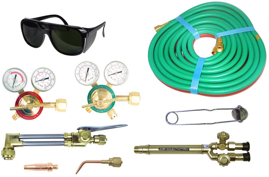 Flame Tech Gas Apparatus Flame Tech Medium Duty Cutting & Welding Kit - CGA 300 FTVMDUK-20-300