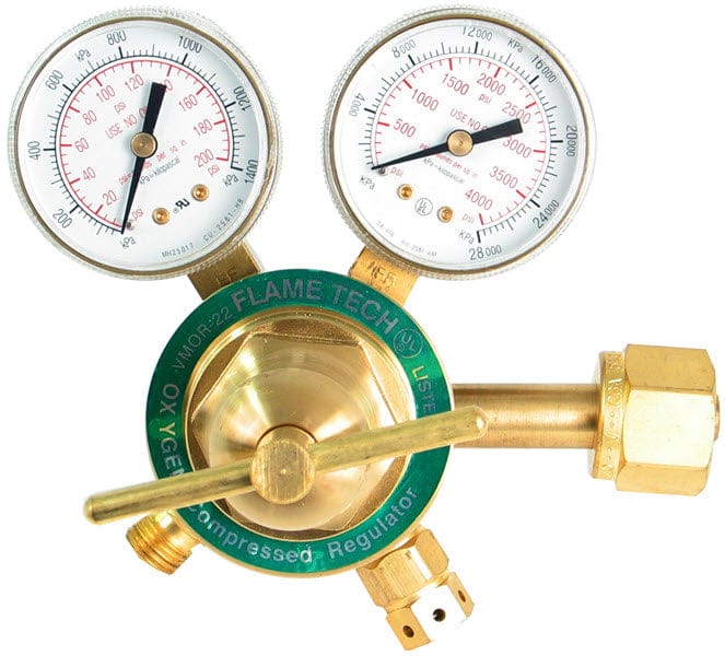 Flame Tech Gas Apparatus Flame Tech Medium Duty Oxygen Regulator VMOR-22