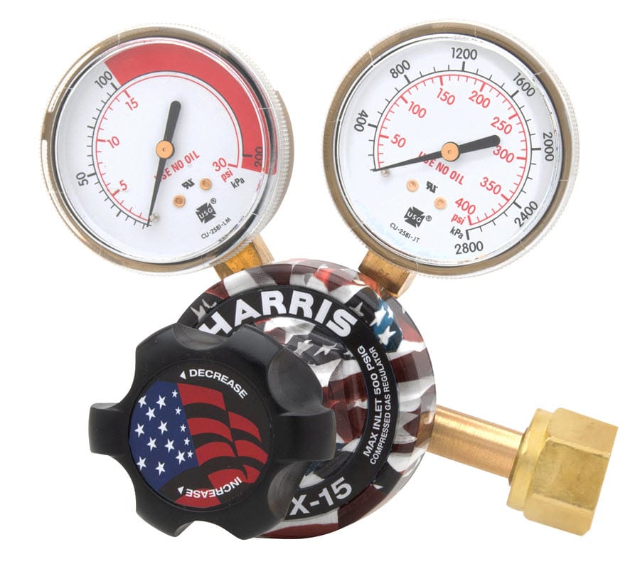 Harris Gas Apparatus CGA 300 (Female) Harris 25GX America Acetylene Regulator 25GX-15-300