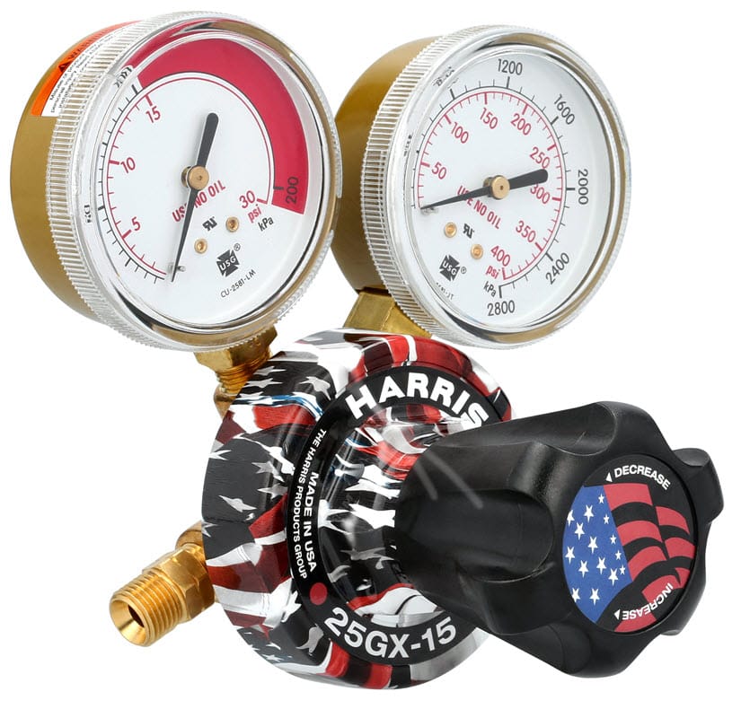 Harris Gas Apparatus CGA 300 (Female) Harris 25GX America Acetylene Regulator 25GX-15-300