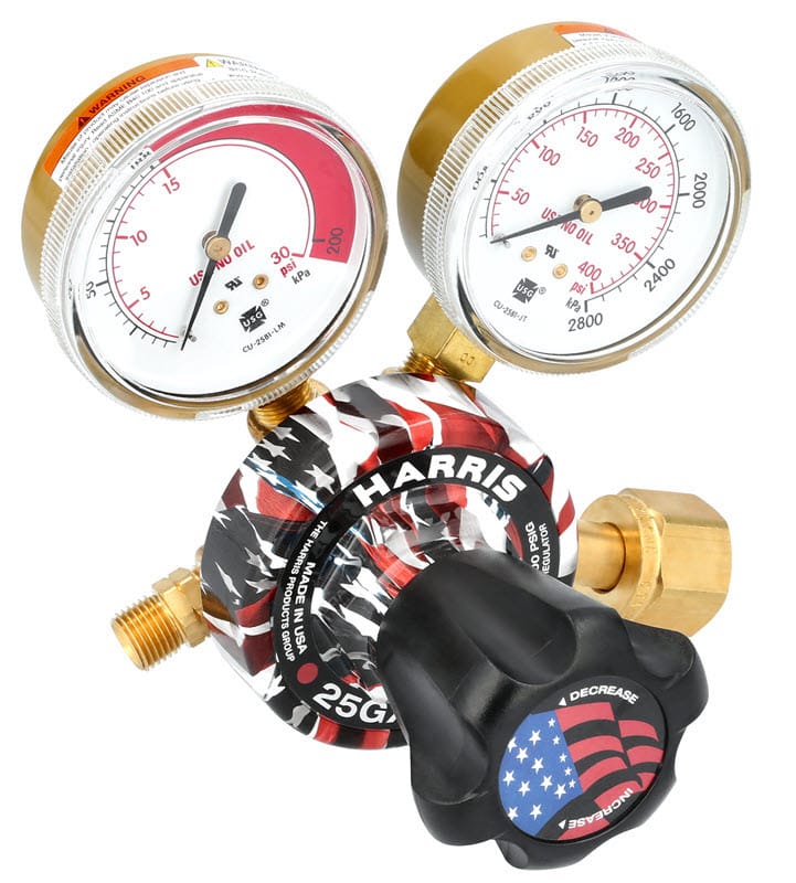 Harris Gas Apparatus CGA 300 (Female) Harris 25GX America Acetylene Regulator 25GX-15-300