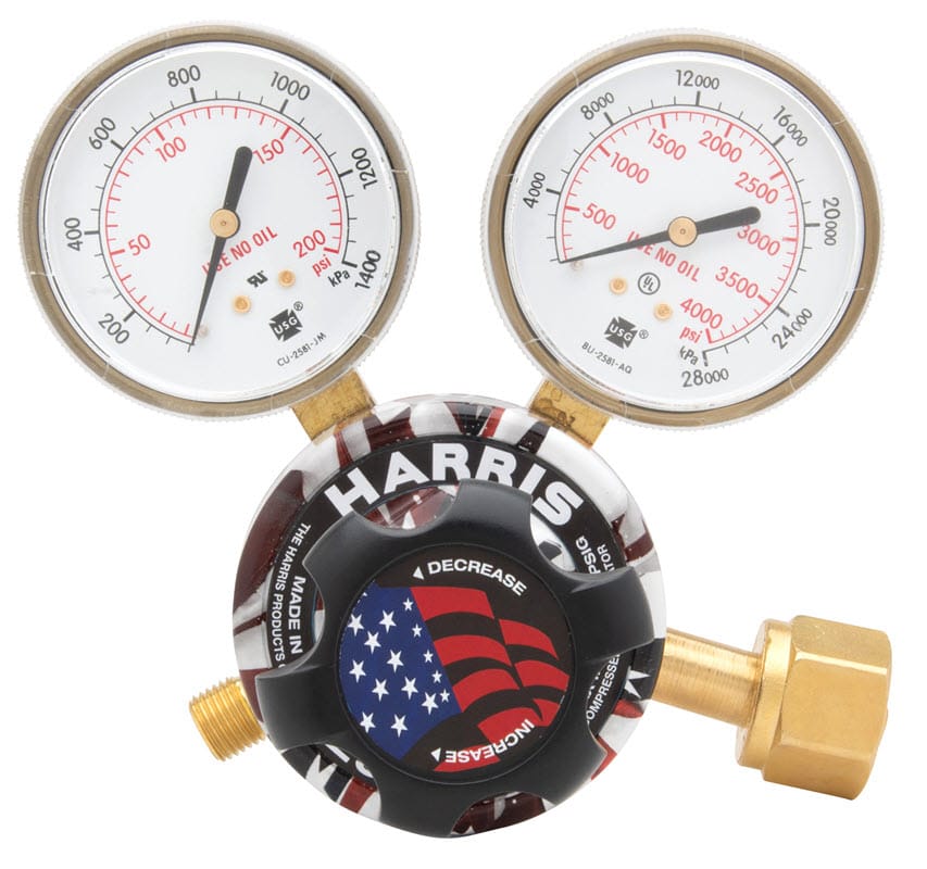 Harris Gas Apparatus Harris 25GX America Oxygen Regulator 25GX-145-540