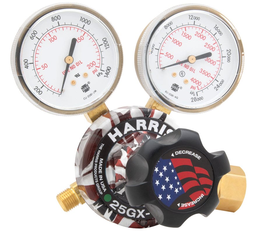 Harris Gas Apparatus Harris 25GX America Oxygen Regulator 25GX-145-540