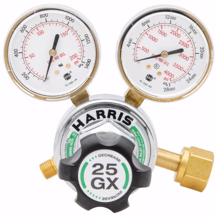 Harris Gas Apparatus Harris 25GX Oxygen Regulator 25GX-145-540