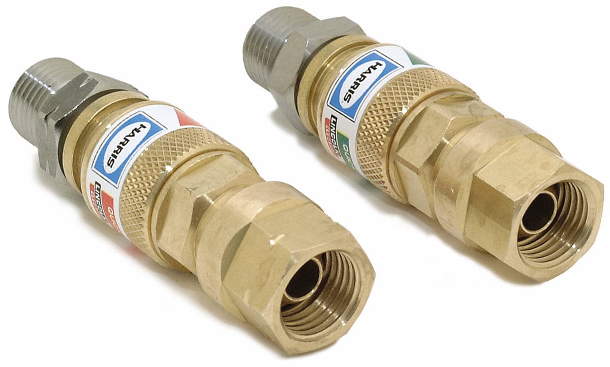 Harris Gas Apparatus Harris 26-QCR Quick Disconnects w/Check Valves - Regulator to Hose 4301736