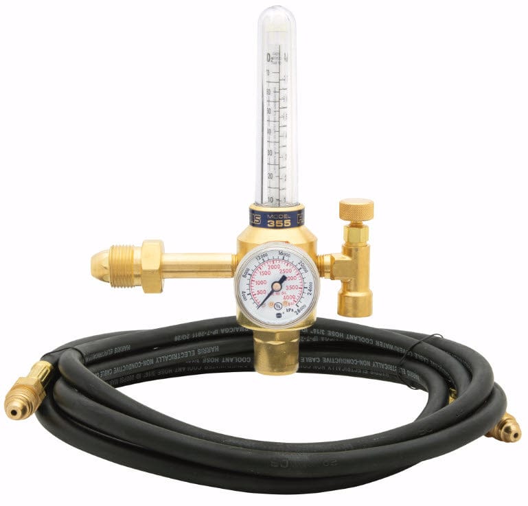Harris Gas Apparatus 10' Hose w/Fittings Harris 355-2 Argon Flowmeter Regulator w/10' Hose 3100211