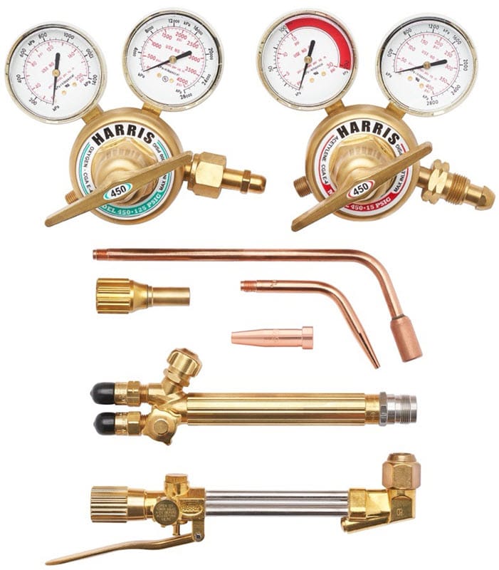 Harris Gas Apparatus Harris® Extra Heavy-Duty Model 450 Ironworker Rosebud Kit Oxy/Acetylene