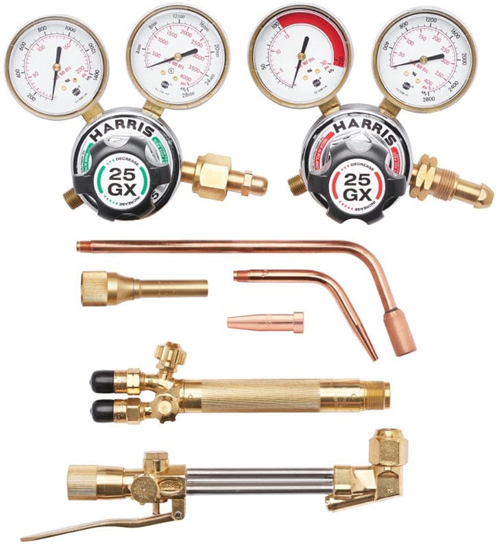 Harris Gas Apparatus Harris Heavy Duty Model 25GX Ironworker Rosebud Kit - Oxy/Acetylene
