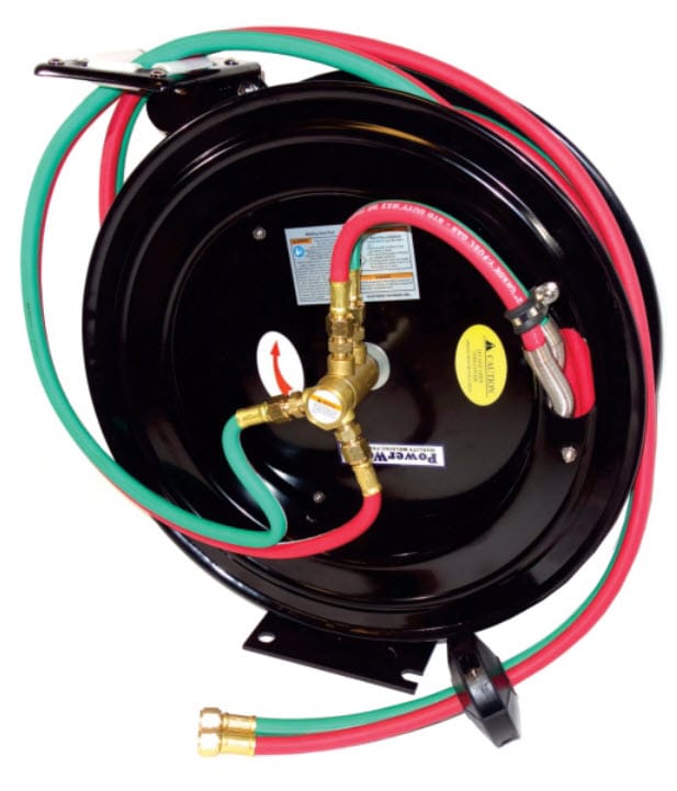 Powerweld Retractable Twin Welding Hose Reel RHR50