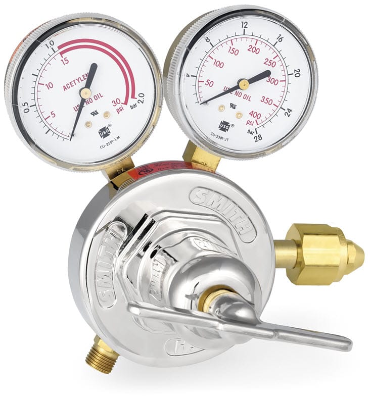 Smith Acetylene Regulator - Heavy Duty 40-15-300