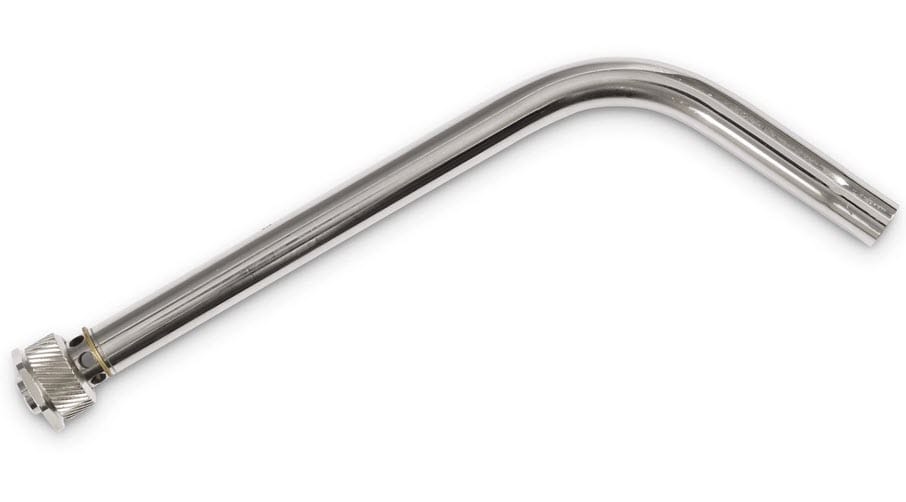 Stainless steel angled steam wand for espresso machine