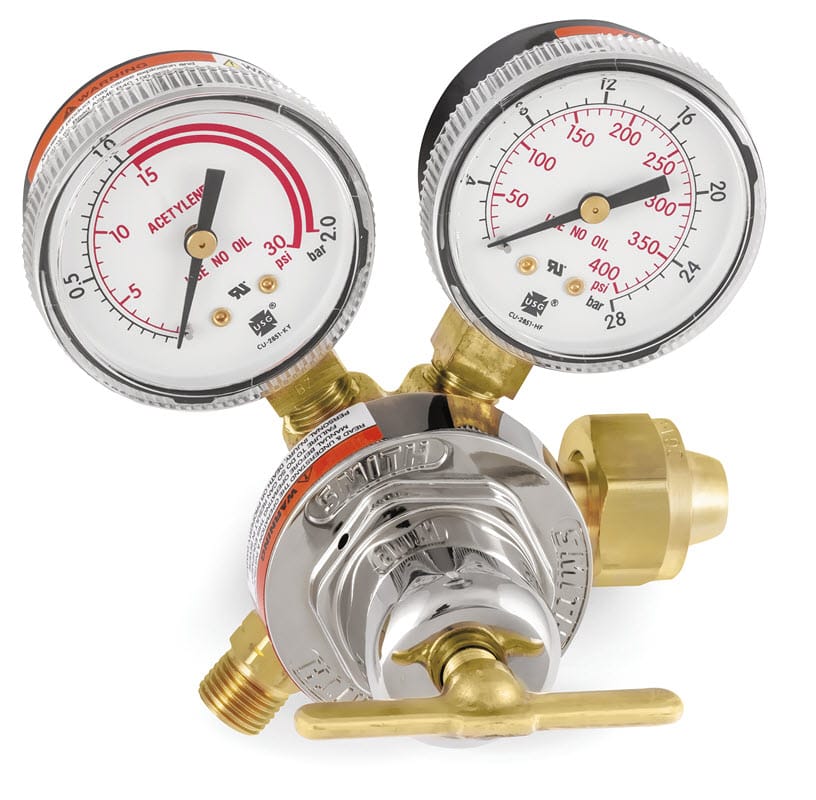 Smith B Acetylene Regulator 30-15-520