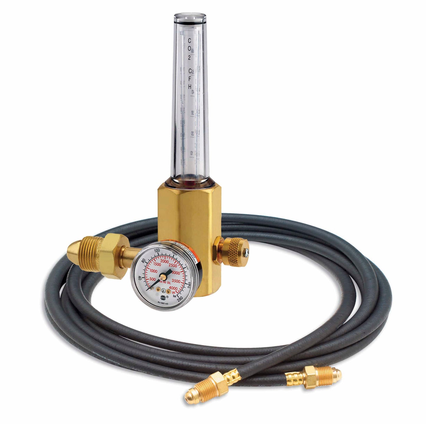 Smith Gas Apparatus 6' Hose w/Fittings Smith Flowmeter Regulator - H2051B-580