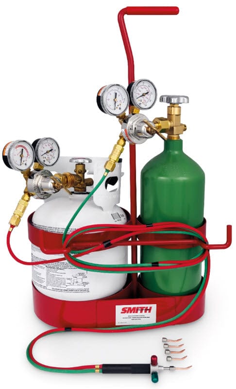 Smith Gas Apparatus Smith Little Torch Propane Caddy Jeweler's Torch Outfit 23-1015P