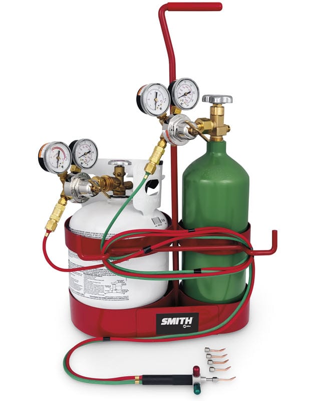 Smith Gas Apparatus Smith Little Torch Propane Caddy Jeweler's Torch Outfit 23-1015P