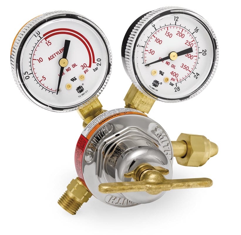 Smith MC Acetylene Regulator 30-15-200
