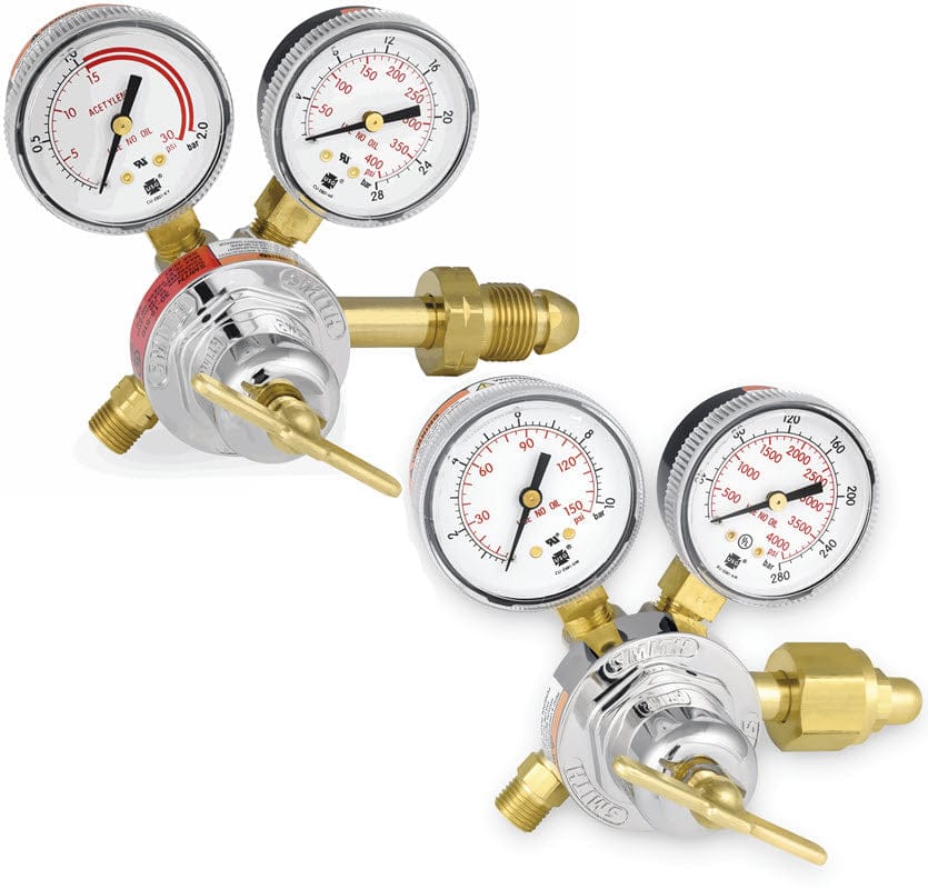 Smith Gas Apparatus Smith Regulator Economy Twin Pack HTP2