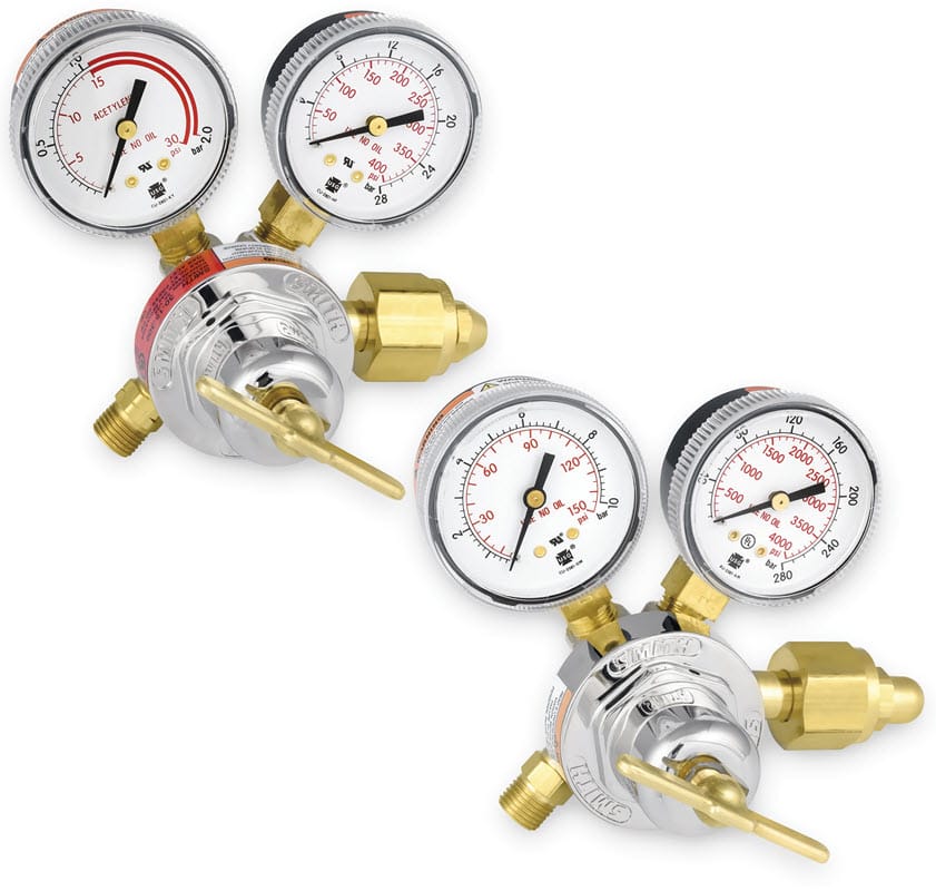 Smith Gas Apparatus Smith Regulator Economy Twin Pack HTP5