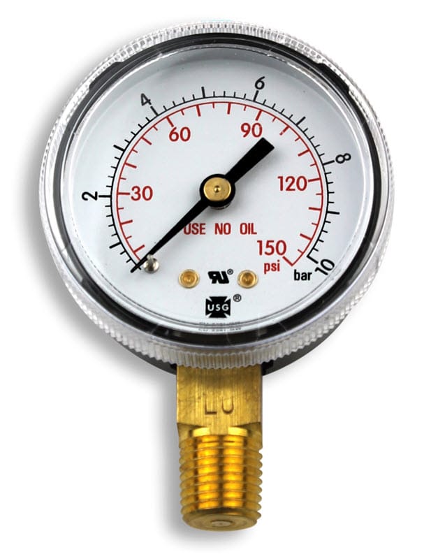 Smith Replacement Gauge - 2 inch, 0-150 PSIG GA137-03