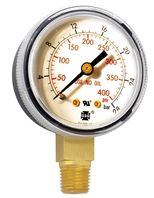 Smith Replacement Gauge - 2 inch, 0-400 PSIG GA138-03