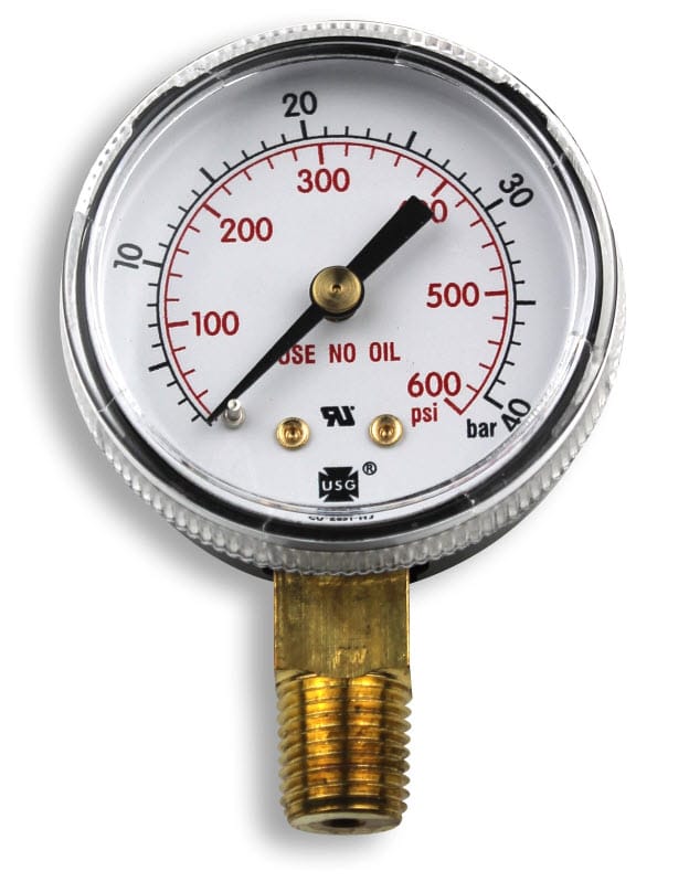 Smith Replacement Gauge - 2 inch, 0-600 PSIG GA142-03