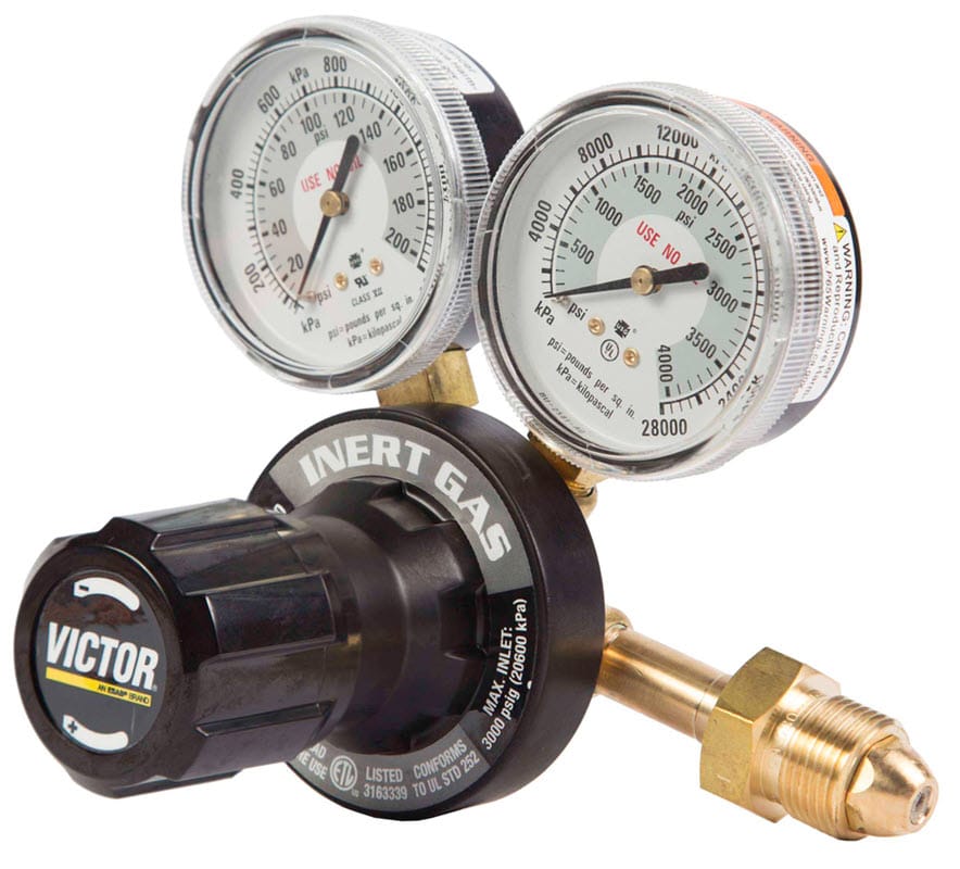 Victor Gas Apparatus Victor G350 Plus Inert Gas Regulator (CGA 580) - Heavy Duty 0781-9434