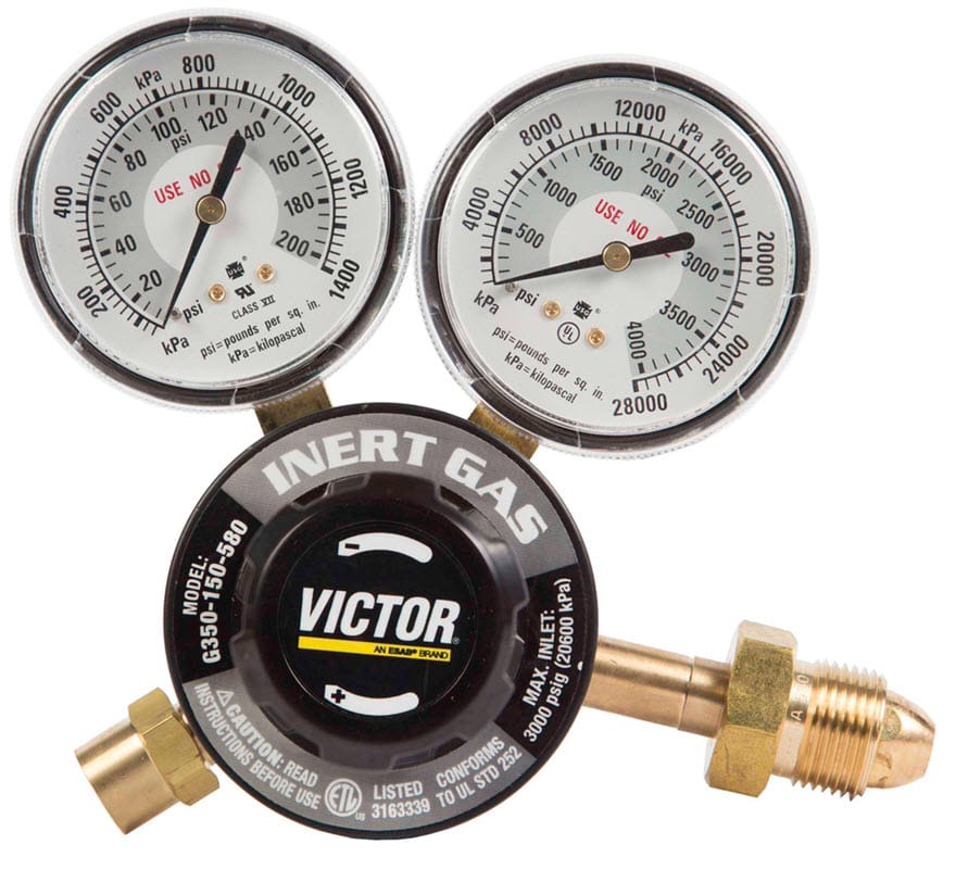 Victor Gas Apparatus Victor G350 Plus Inert Gas Regulator (CGA 580) - Heavy Duty 0781-9434