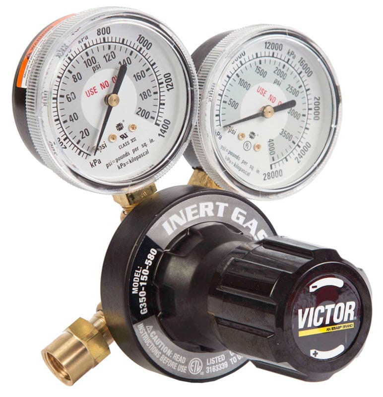 Victor Gas Apparatus Victor G350 Plus Inert Gas Regulator (CGA 580) - Heavy Duty 0781-9434