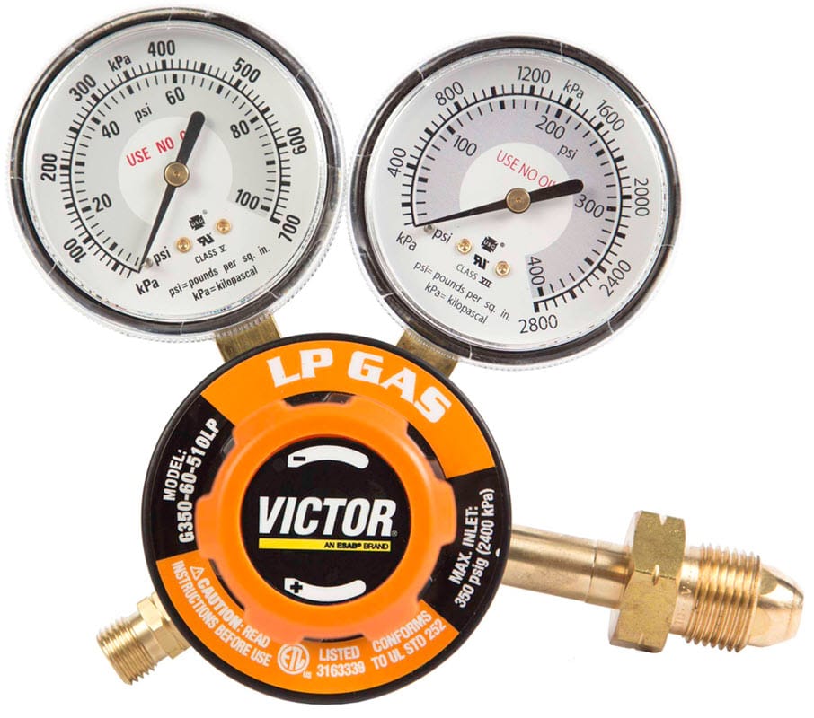 Victor Gas Apparatus Victor G350 Plus LP Regulator (Propane) - Heavy Duty 0781-9432
