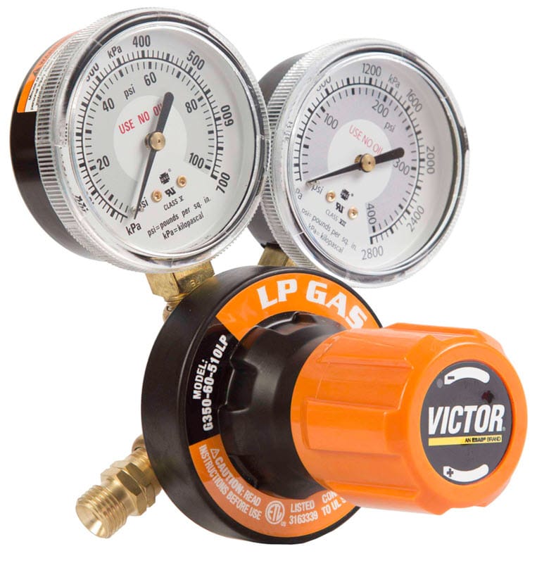 Victor Gas Apparatus Victor G350 Plus LP Regulator (Propane) - Heavy Duty 0781-9432