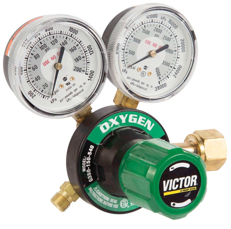 Victor G350 Plus Oxygen Regulator (CGA 540) - Heavy Duty 0781-9433