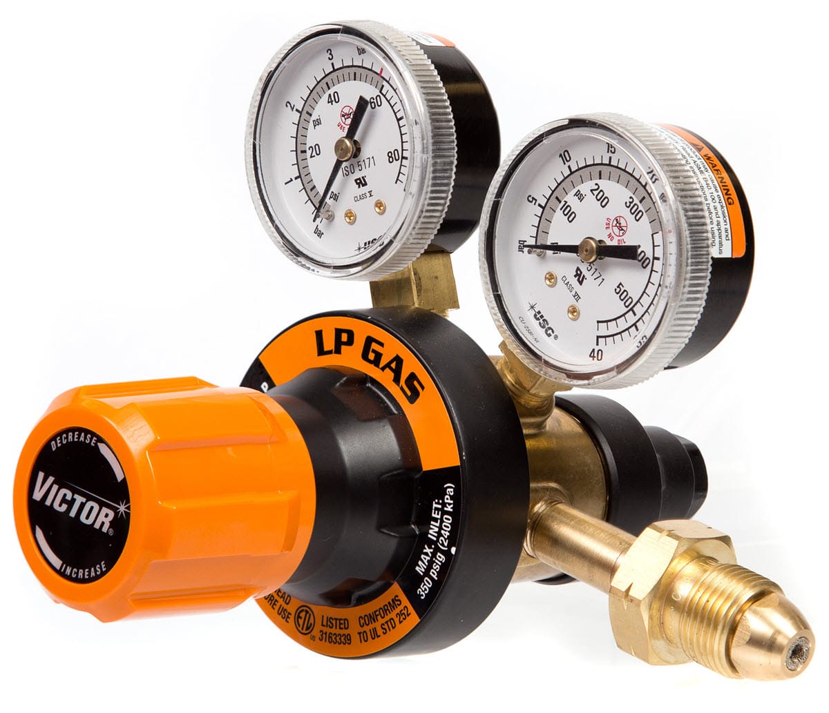 Victor Gas Apparatus Victor GT350 Two-Stage LP Gas Regulator (Propane) 0781-4259