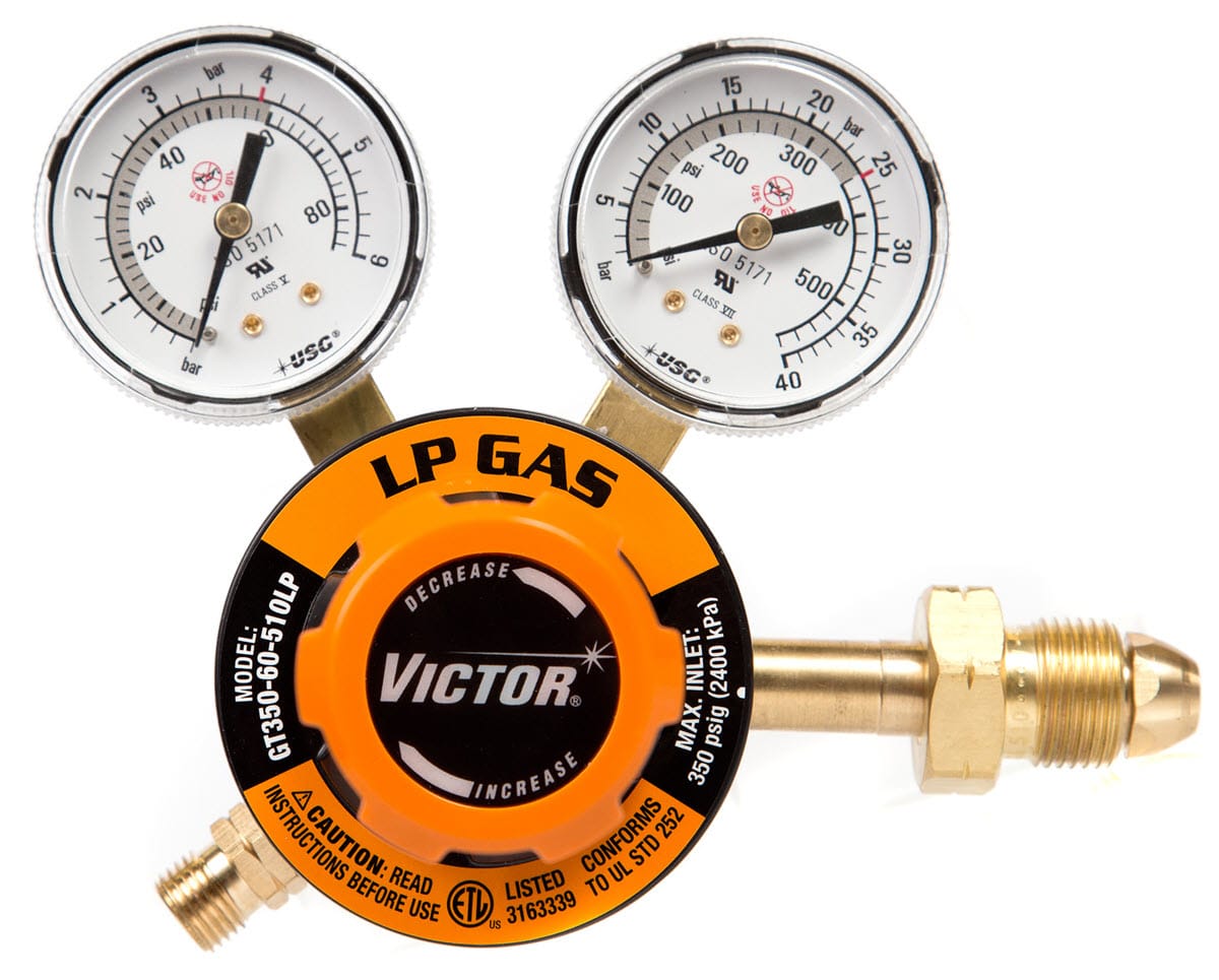 Victor Gas Apparatus Victor GT350 Two-Stage LP Gas Regulator (Propane) 0781-4259