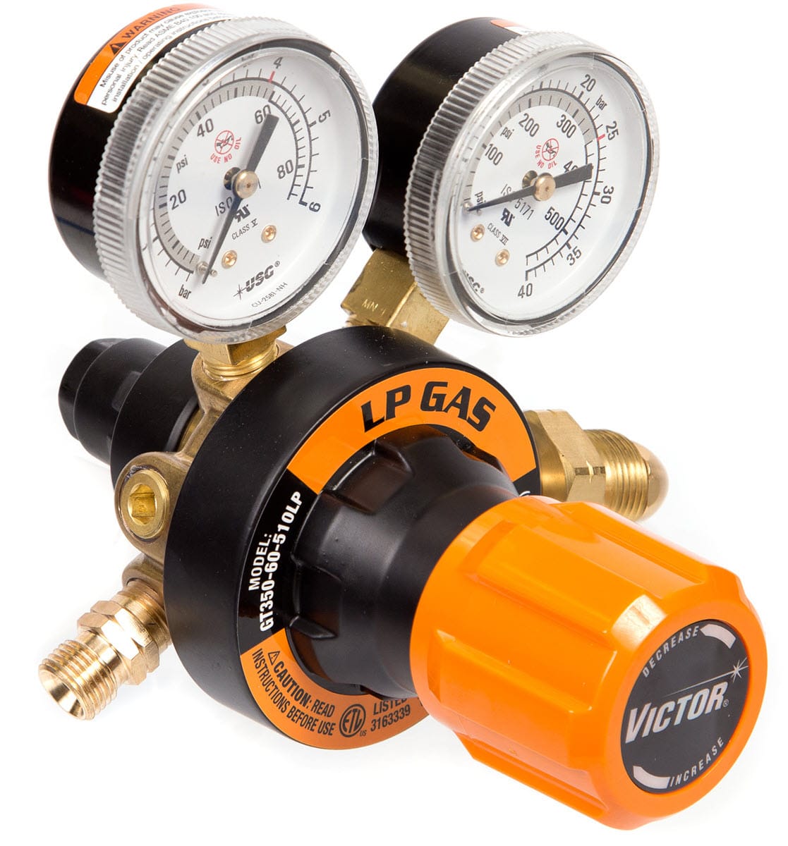 Victor Gas Apparatus Victor GT350 Two-Stage LP Gas Regulator (Propane) 0781-4259