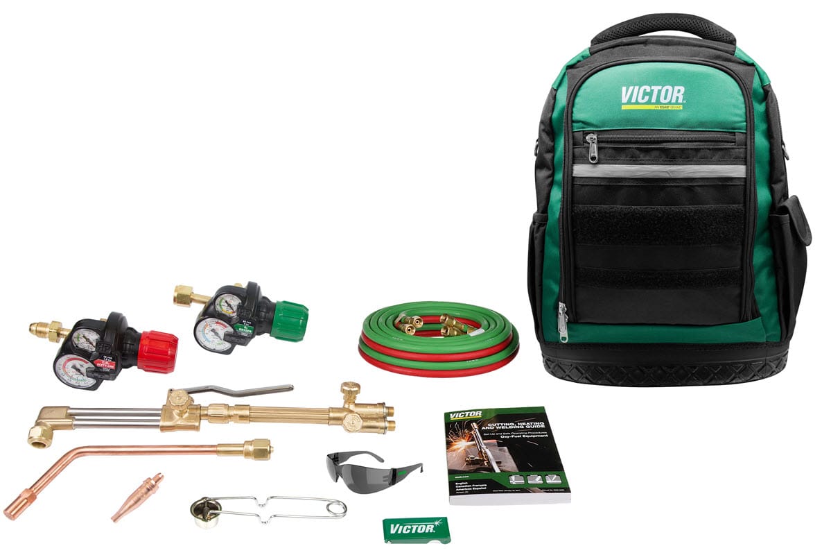 Victor Gas Apparatus CGA 510 (Male) Victor Journeyman Utility Heating & Cutting Outfit 0384-2721
