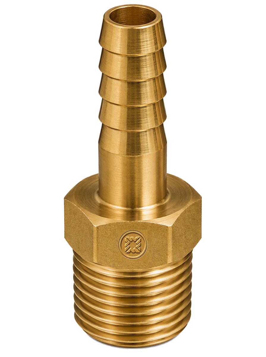 Western 541 Hose Adapter - 1/4" NPT (Male) to 1/4" I.D. Hose Barb