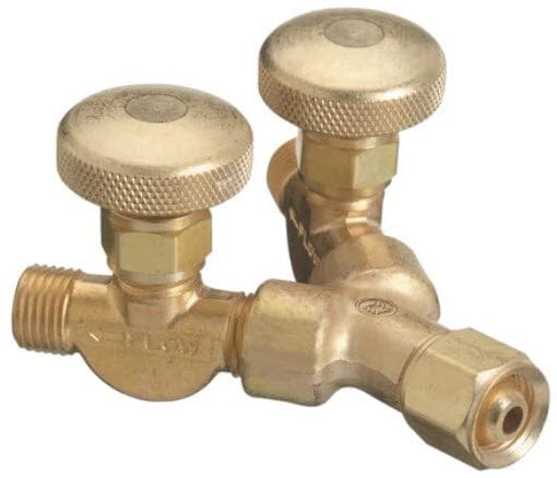 Western Enterprises Gas Apparatus Western Acetylene/Fuel Gas "Y" Connection w/Valves 112K