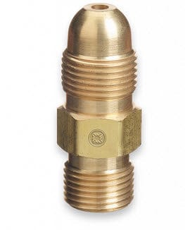 Western Enterprises Gas Apparatus Western CGA-510 (POL) to CGA-300 (COMM) Acetylene Cylinder Adapter 51