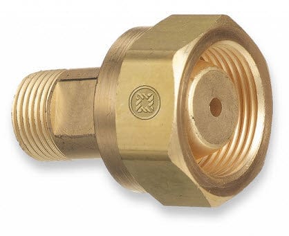 Western Enterprises Gas Apparatus Western CGA 520 (B) to CGA 200 (MC) Adapter 306