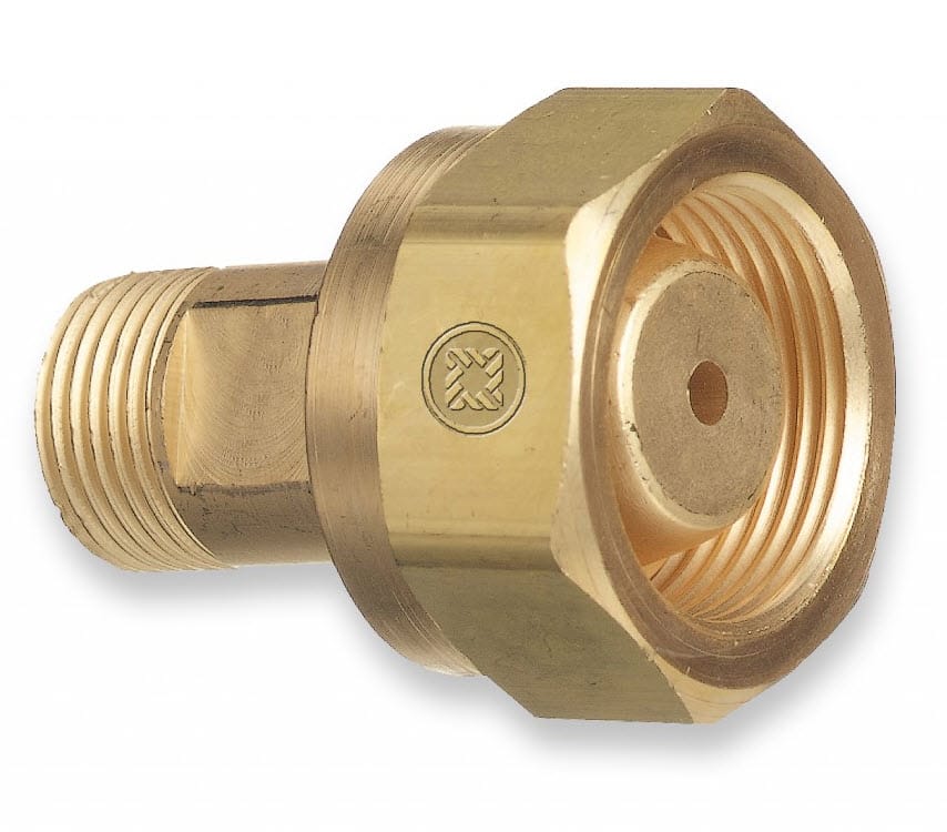 Western CGA 520 (B) to CGA 200 (MC) Adapter 306