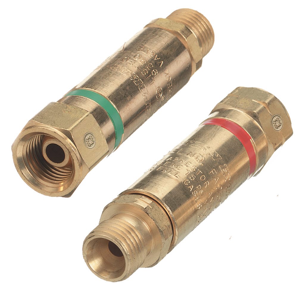 Western FA-30 Flashback Arrestor Set - Regulator to Hose 9/16"-18 (B)