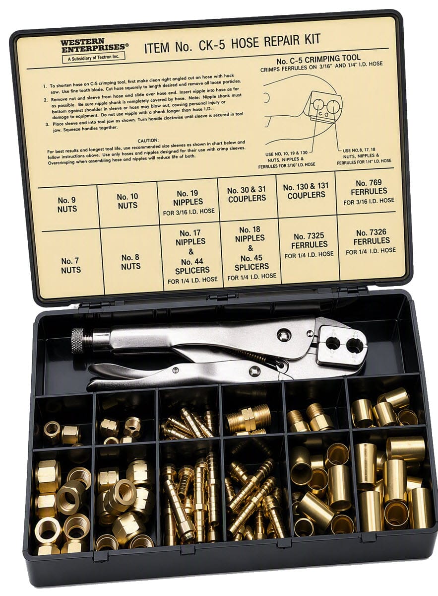 Western Hose Repair Kit - 3/16" and 1/4" Hose CK-5