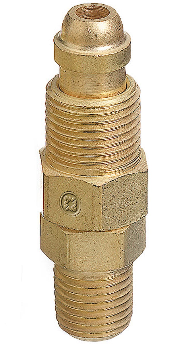 Western Inert Arc Gas Hose (Male) RH to 1/4" NPT (Male) Torch Adapter AW-427