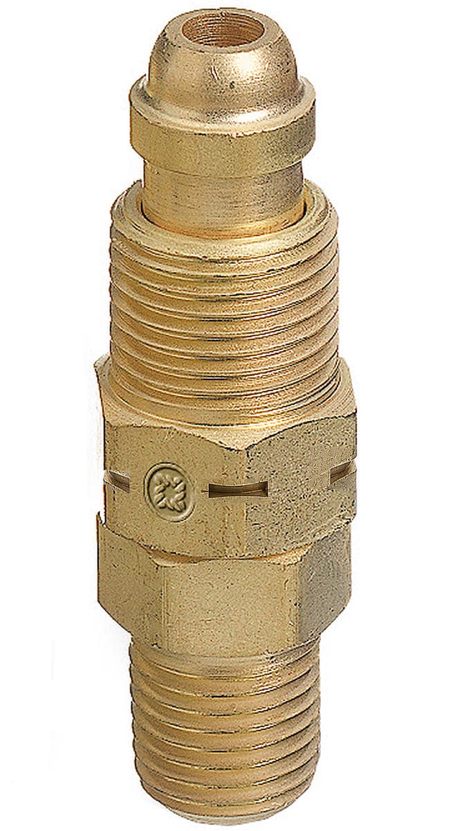 Western Inert Arc Water Hose (Male) LH to 1/4" NPT (Male) Torch Adapter AW-428