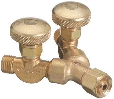 Western Enterprises Gas Apparatus Western Oxygen "Y" Connection w/Valves 111K