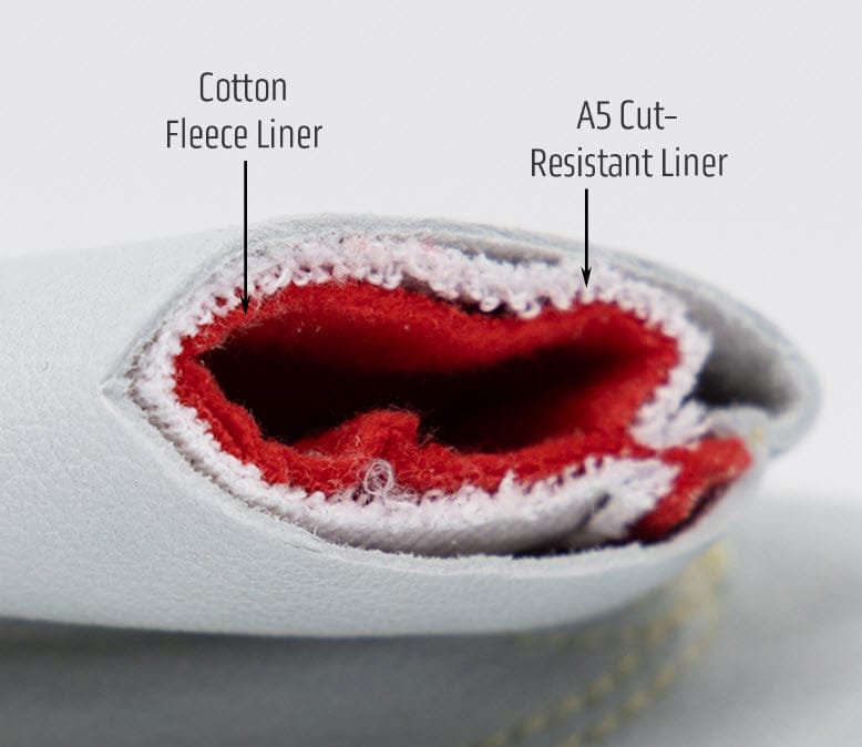 Black Stallion Gloves Black Stallion A5 Cut Resistant Winter Drivers Gloves 9GWCR