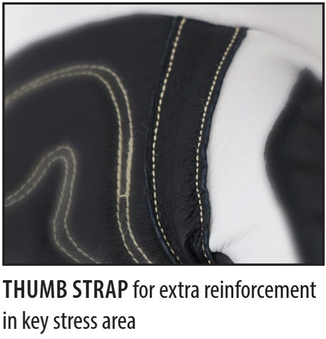 Black Stallion Gloves Black Stallion A7 Cut & Impact Resistant MIG/Stick Welding Gloves GM3545-BW