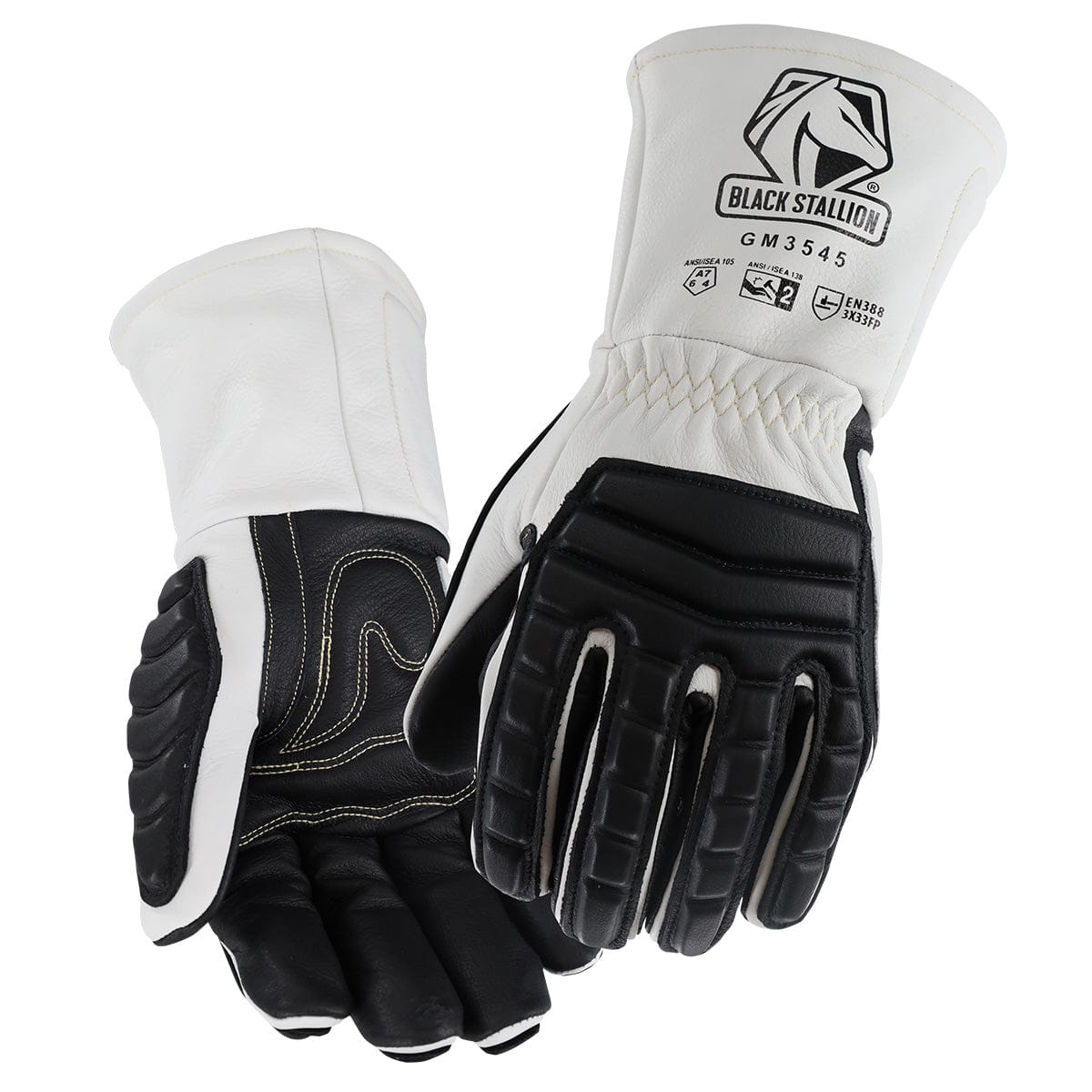 Black Stallion Gloves Black Stallion A7 Cut & Impact Resistant MIG/Stick Welding Gloves GM3545-BW